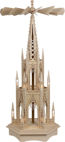 Holger Seidel 2stöckige Dompyramide ohne Figuren, elektrisch, einfach