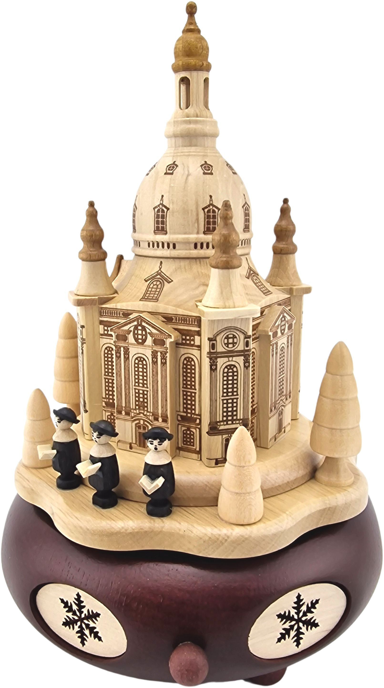 Zeidler Spieldose Dresdener Frauenkirche mit Sängern - Stille Nacht