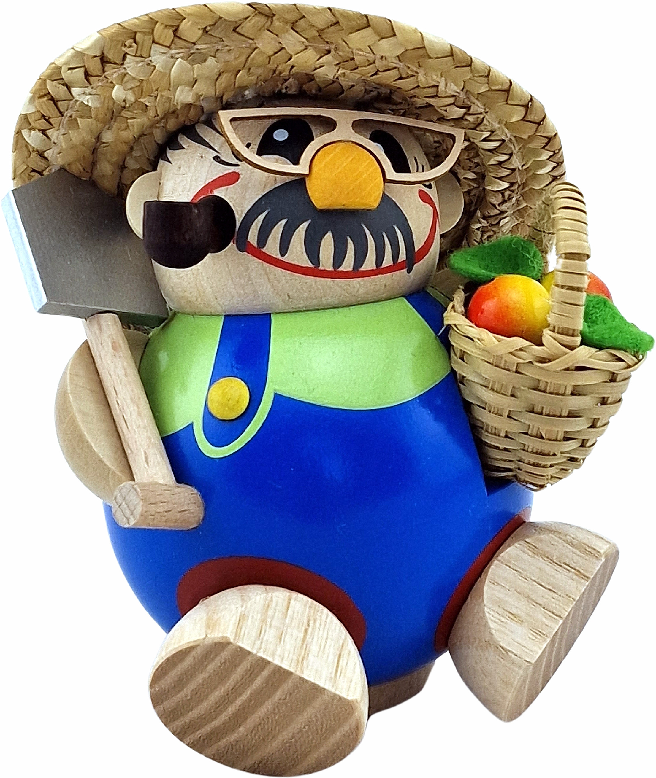 Seiffener Volkskunst eG Kugelräucherfigur Gärtner