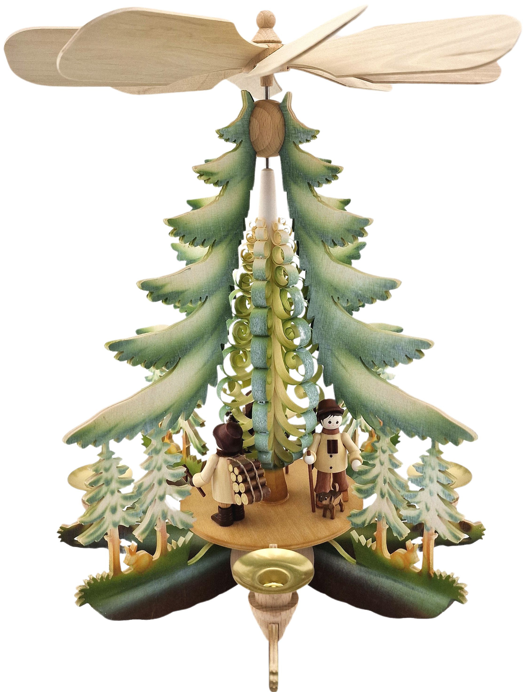 Taulin Kleine Pyramide mit Waldleute, farbig