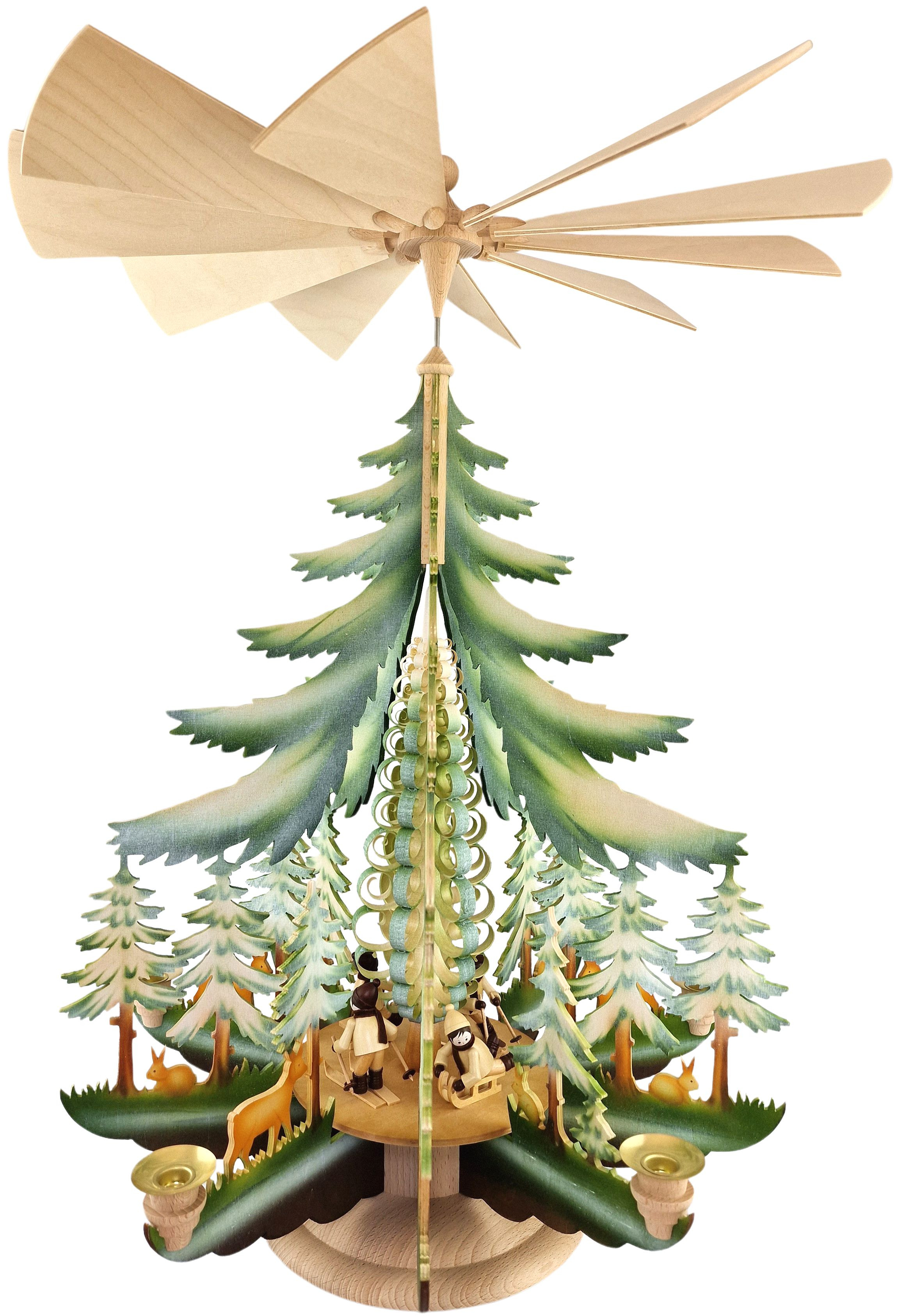 Taulin Große Pyramide mit Winterkinder, farbig