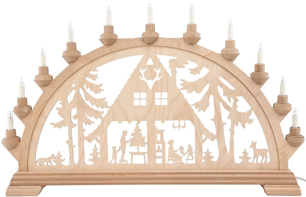 Taulin Schwibbogen Waldhaus 65 cm