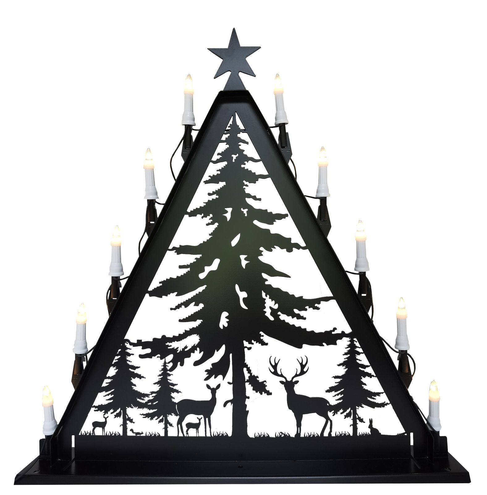 Lichterspitze, Waldmotiv, LED-Filament