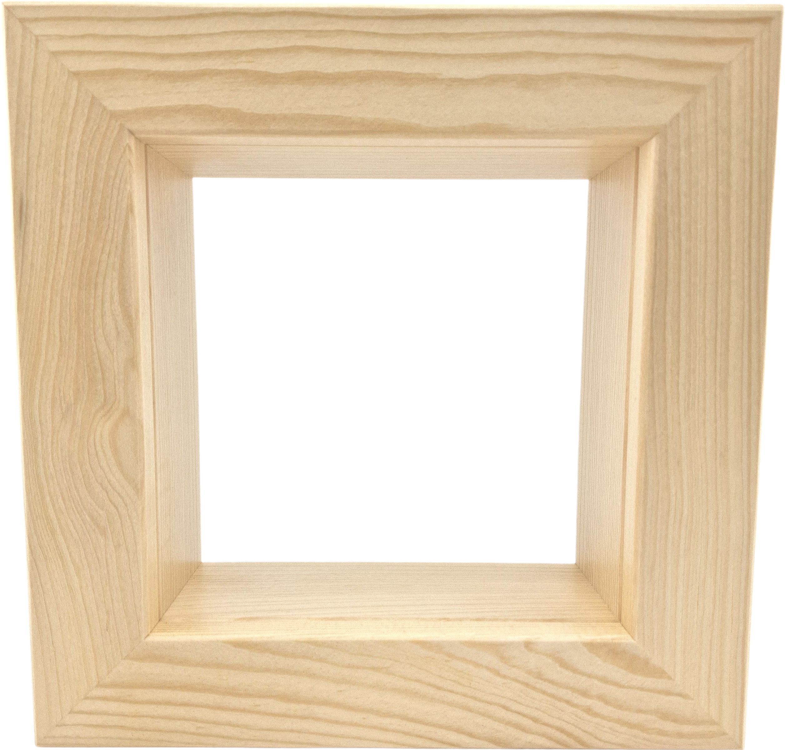 Tischlerei Stephani Wandrahmen Kastenrahmen gross natur - 24 x 24 cm