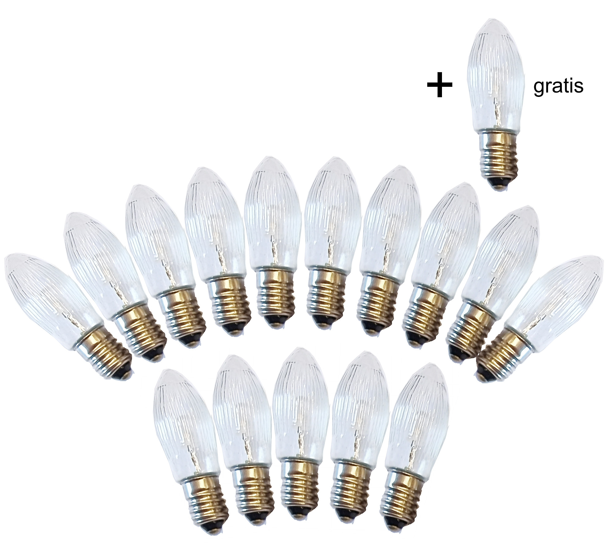 Umrüstset Außenschwibbogen LED-Filament 15er Set + 1 gratis