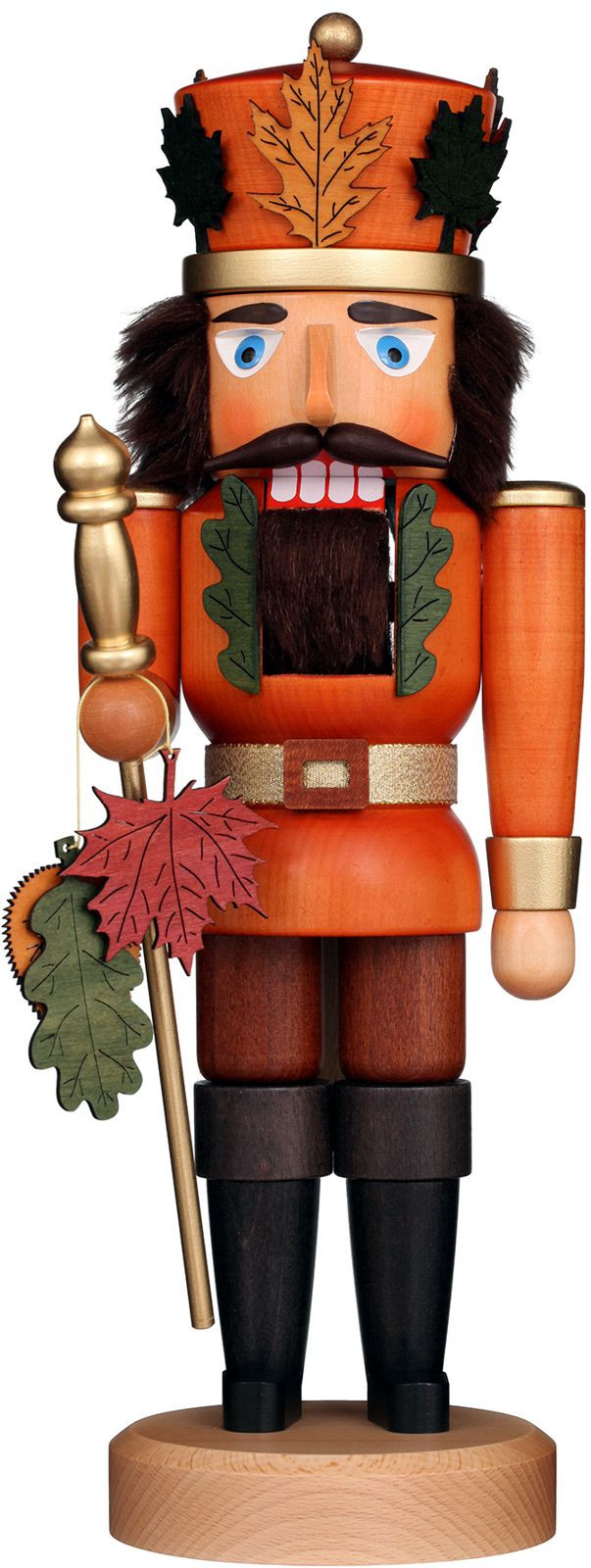 nutcracker autumn king glazed nutcracker autumn king glazed