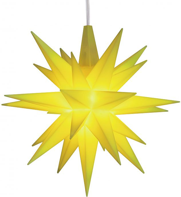 Kleiner Herrnhuter Stern A1e limone, LED - Sonderedition 2019