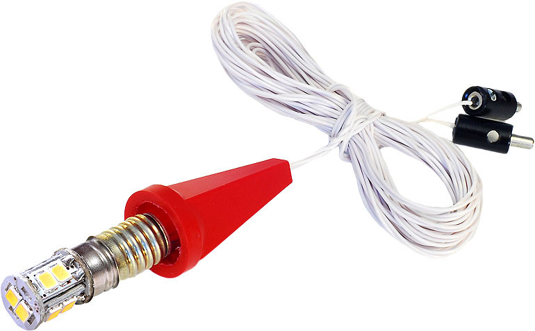 lighting kit for small Herrnhuter star - cap red