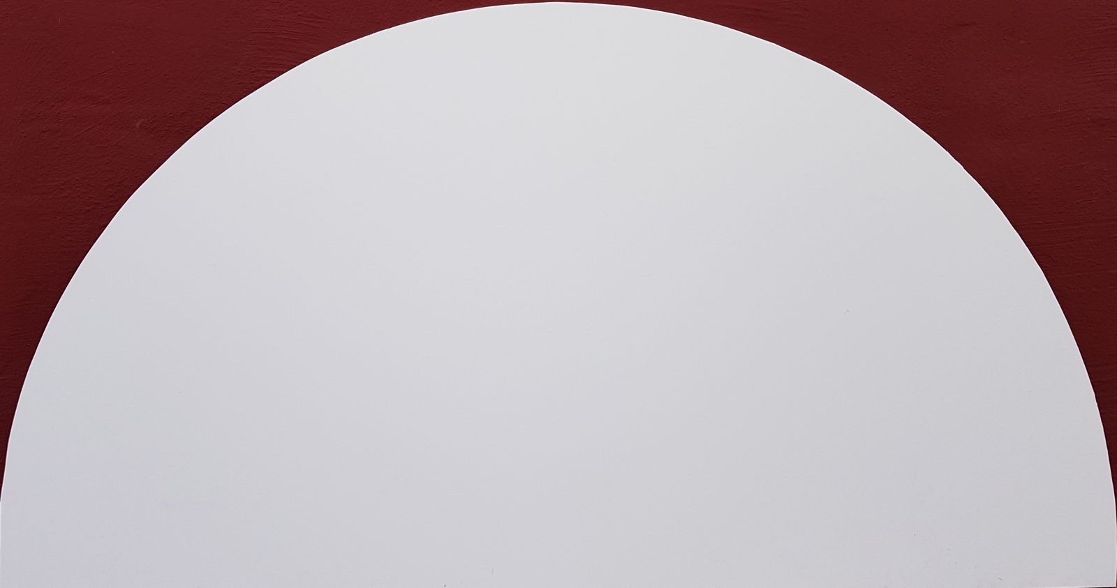 Hinterlegung für 1,0m-Außenschwibbogen aus Hartschaum-Plaste