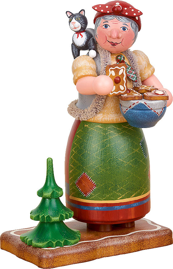 Hubrig Volkskunst Räucherfrau Hexe - Knusper, Knusper...