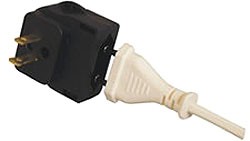 Kleinkunst Müller Adapterstecker für USA/Japan, weiß