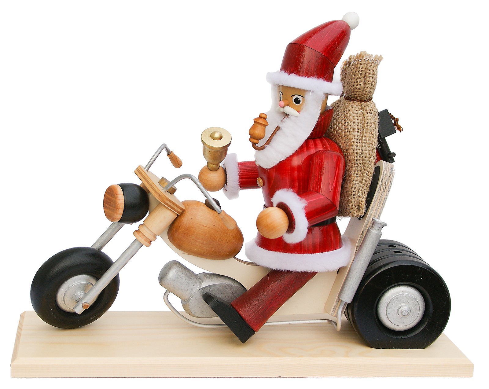 Krauß Räuchermännchen Weihnachtsmann Biker