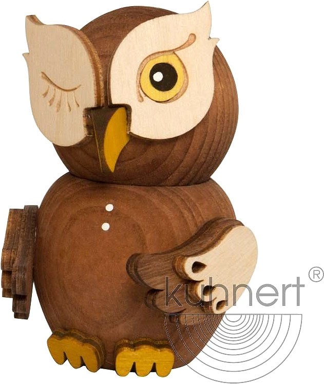 mini owl - stained wood mini owl - stained wood