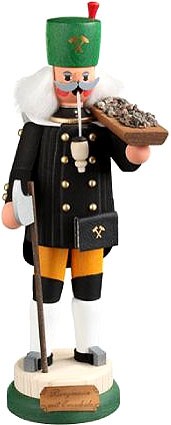 Karl Werner Räuchermann Bergmann mit Erzschale
