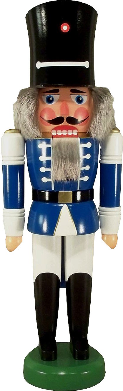 HoDreWa Legler Nussknacker Wachsoldat, blau, 42 cm