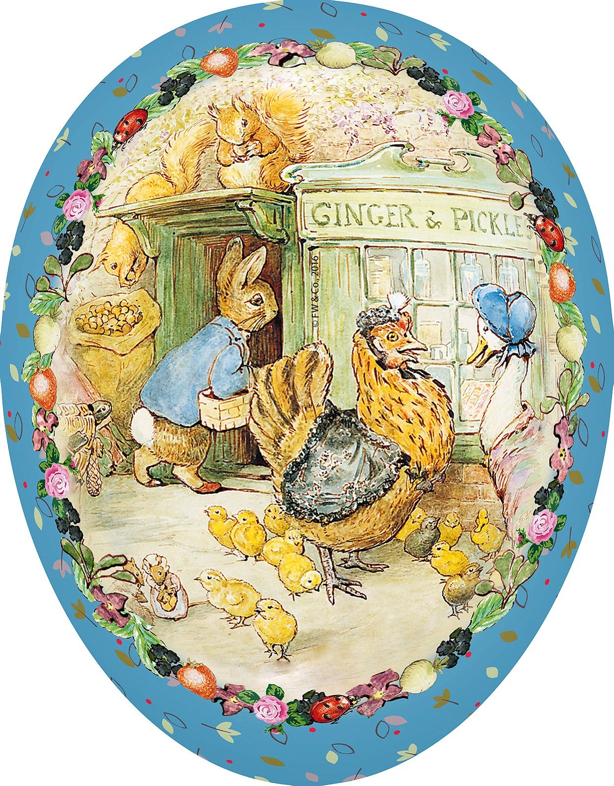 Nestler Osterei - Schaufenstertratsch, 18 cm