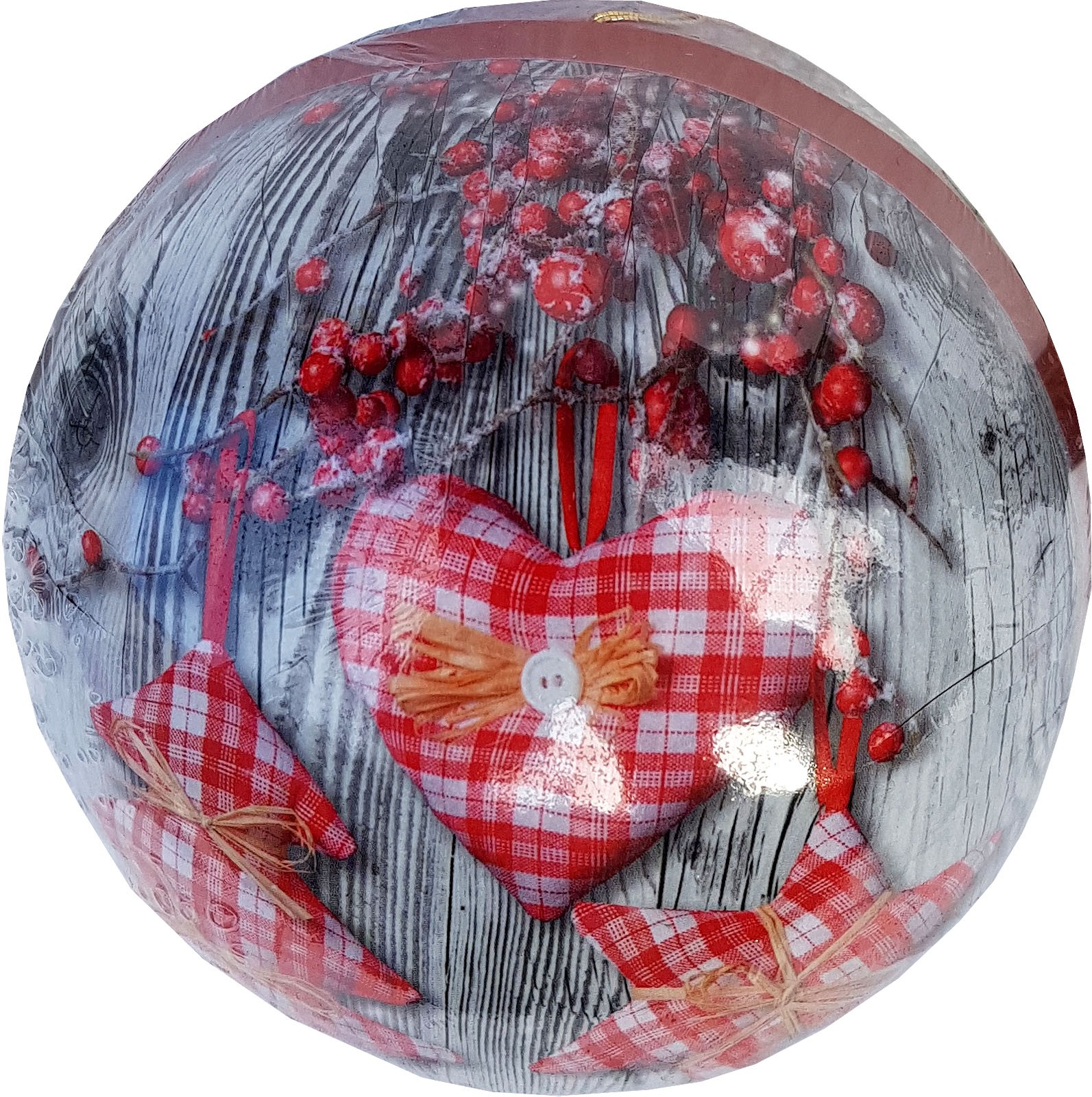 Weihnachtskugeln Hüttenzauber, 8 cm Weihnachtskugeln Hüttenzauber, 8 cm