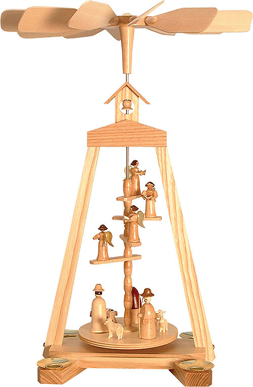 Seiffener Handwerksschau Treppenpyramide Geburt