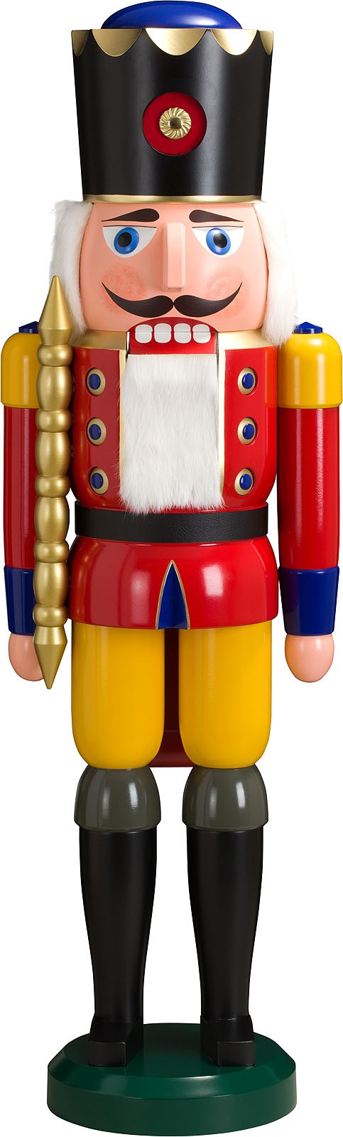 Seiffener Volkskunst eG Nussknacker König, rot, 100 cm