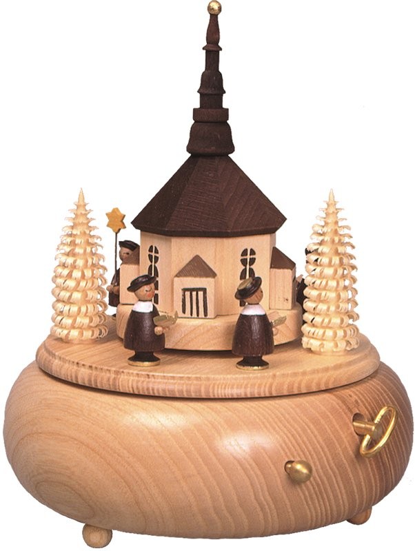 Seiffener Handwerksschau Spieldose Seiffener Kirche mit Kurrende (28stimmig) Seiffener Handwerksschau Spieldose Seiffener Kirche mit Kurrende (28stimmig)