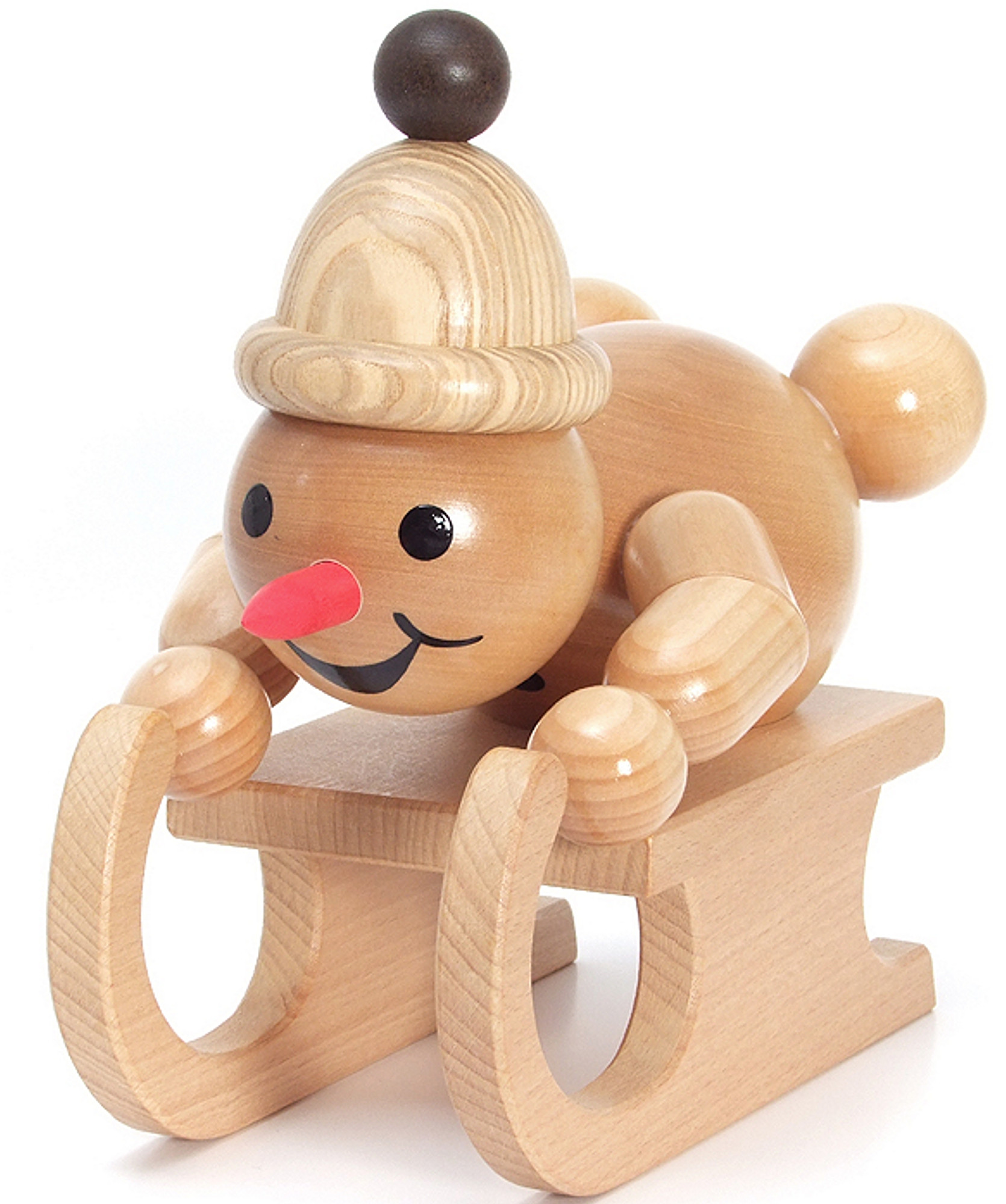 Drechslerei Volkmar Wagner Schneemann Junior Rennschlitten, groß