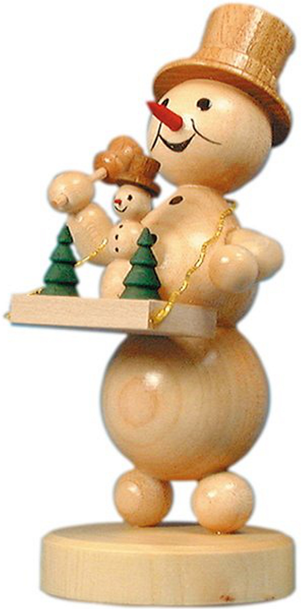 Drechslerei Volkmar Wagner Schneemann - Bauchladen, groß