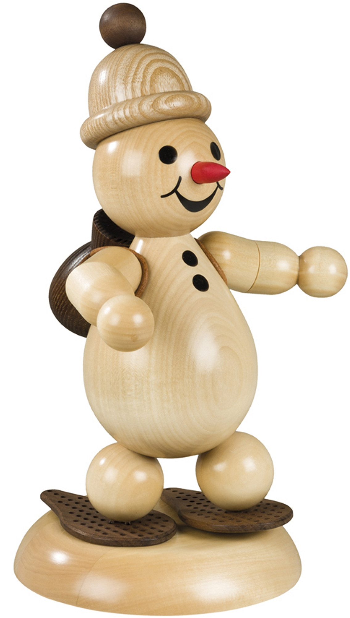 Drechslerei Volkmar Wagner Schneemann Junior Schneewanderer, groß