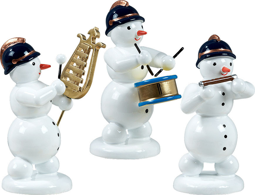 Ellmann Schneemannmusikanten, 3-teilig