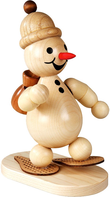 Drechslerei Volkmar Wagner Schneemann Junior Schneewanderer, mittel