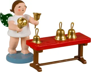 Ellmann Engel mit Handglockenspiel, ohne Krone