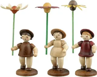 Ellmann Blumenkinder 3teilig Natur Variante1