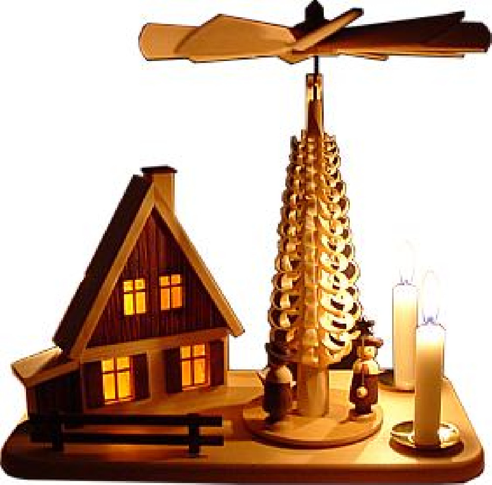 Seerig Lichterhaus-Pyramide - Kerzen
