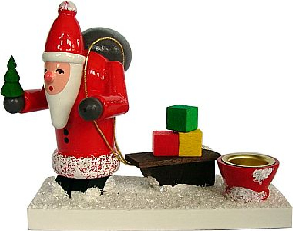 candleholder Santa Claus with sleigh