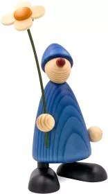Björn Köhler Gratulant Phillip stehend mit Blume - groß, blau