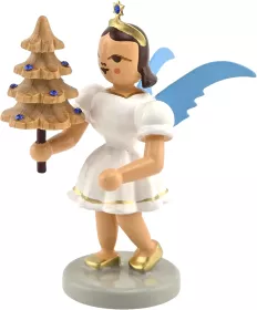 Blank Kurzrockengel mit Bäumchen und Preciosa-Kristallen, farbig