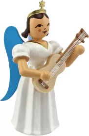 Blank Langrockengel mit Gitarre, farbig