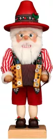 Christian Ulbricht Nussknacker Bayer mit Ziehharmonika