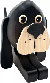 Brillenständer Hund braun