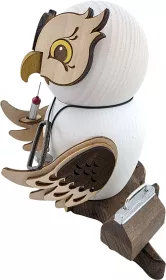 Drechslerei Kuhnert Räucherfigur Eule Arzt