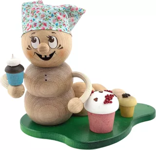 Drechslerei Kuhnert Rauchwurm Rosi mit Muffins