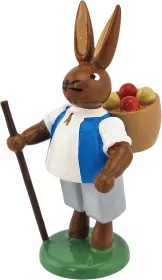 Ellmann Hasenmann mit Eierkorb, farbig