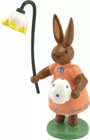 Ellmann Hase mit Ei und Märzenbecher, farbig