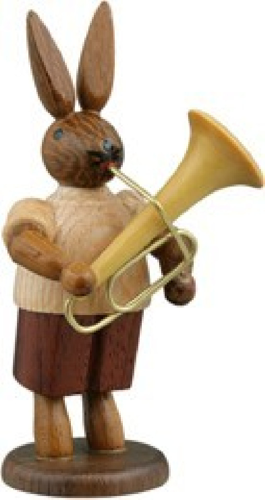 Ellmann Hasenmusikant mit Tuba / natur