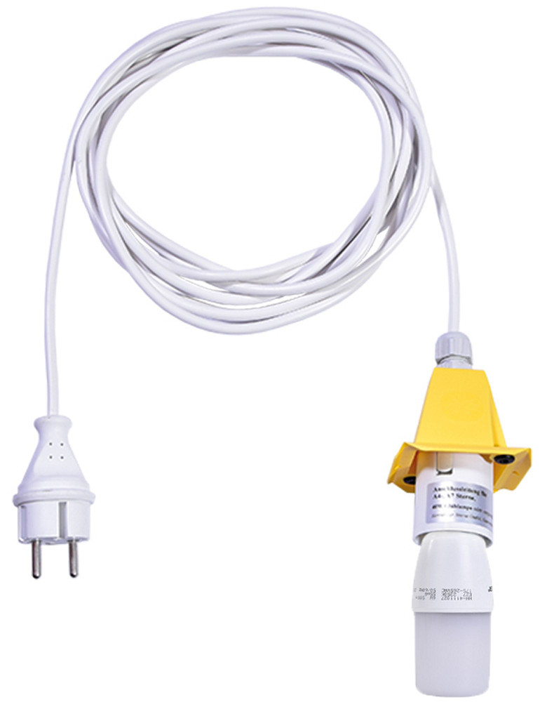 Herrnhuter Kabel für A4/A7 - weißes Kabel 5m, Deckel gelb