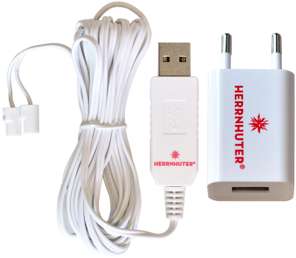 Herrnhuter USB-Adapter und USB-Netzgerät