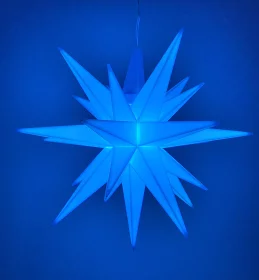 Kleiner Herrnhuter Stern A1e blau, LED für 20,50 €