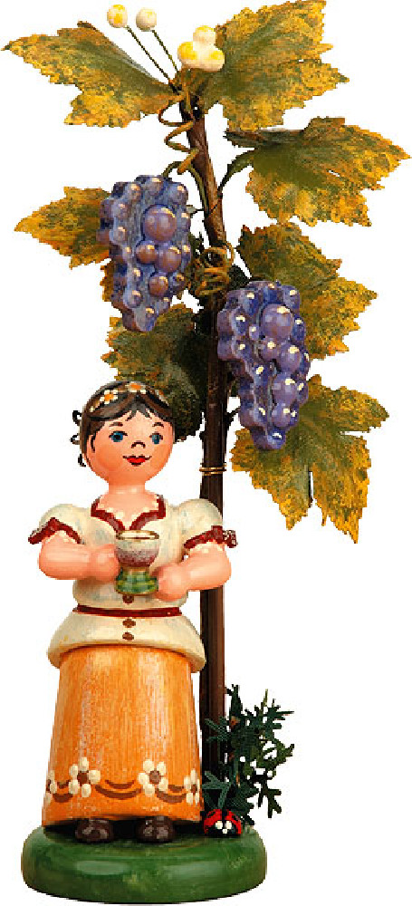 Hubrig Volkskunst Herbstkind - Wein