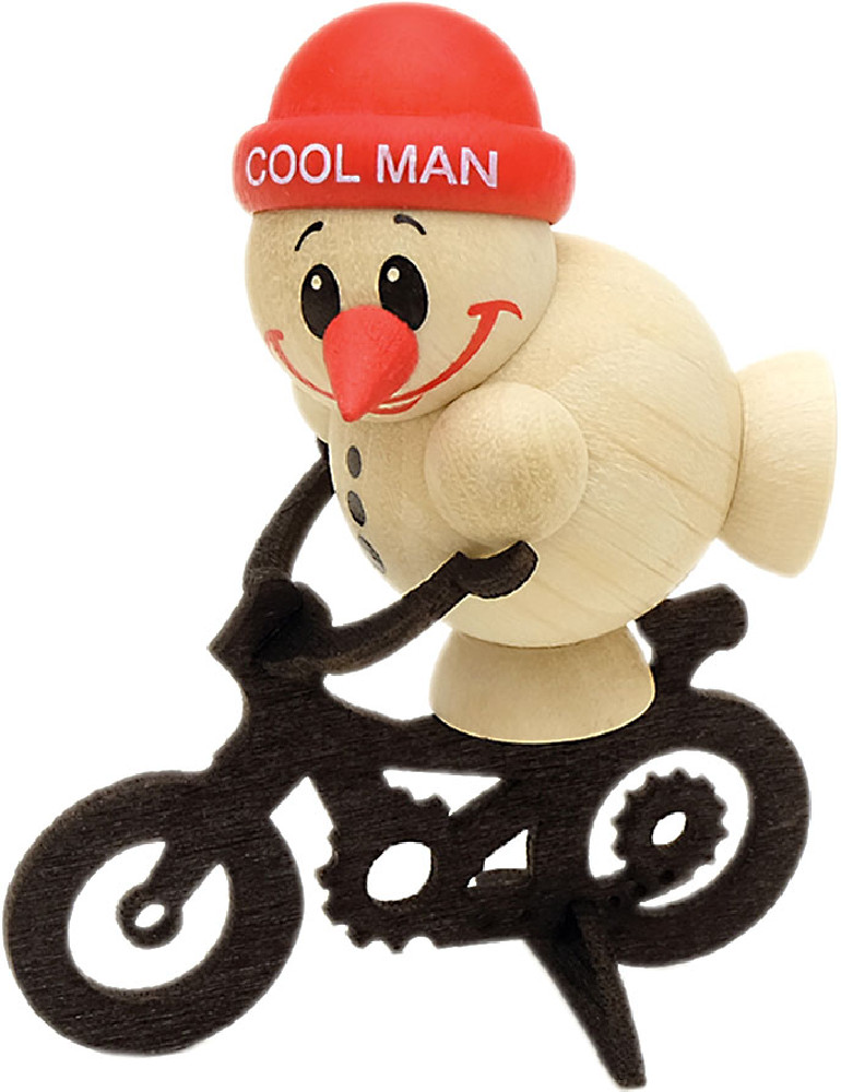 Holzfigur Cool Man - BMX Balance