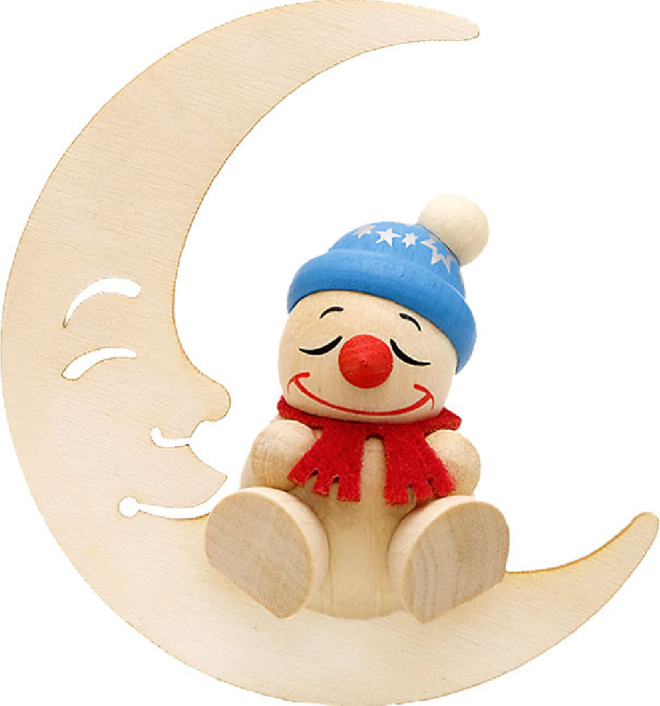 Karsten Braune Holzfigur Cool Man - schlaf im Mond