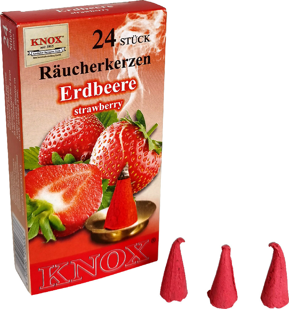 KNOX Räucherkerzen - Erdbeere